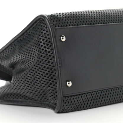 Chanel Calfskin Perforated Up In The Air Tote Black 9 of 13
