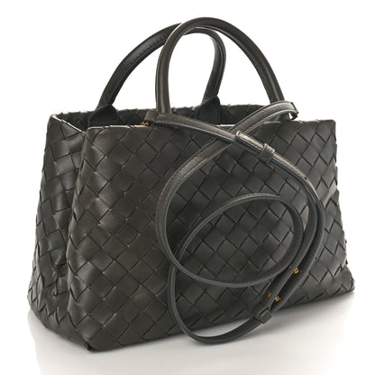 Bottega Veneta Nappa Intrecciato New Roma Tote Grey 3 of 9
