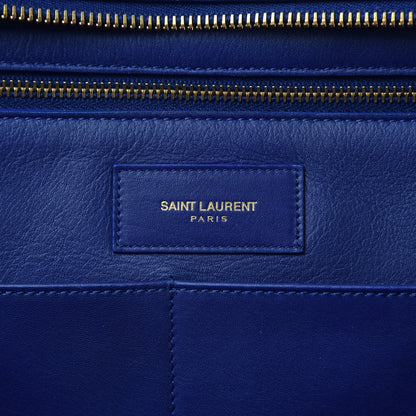Saint Laurent Calfskin Medium Classic Y Cabas Royal Blue 6 of 10