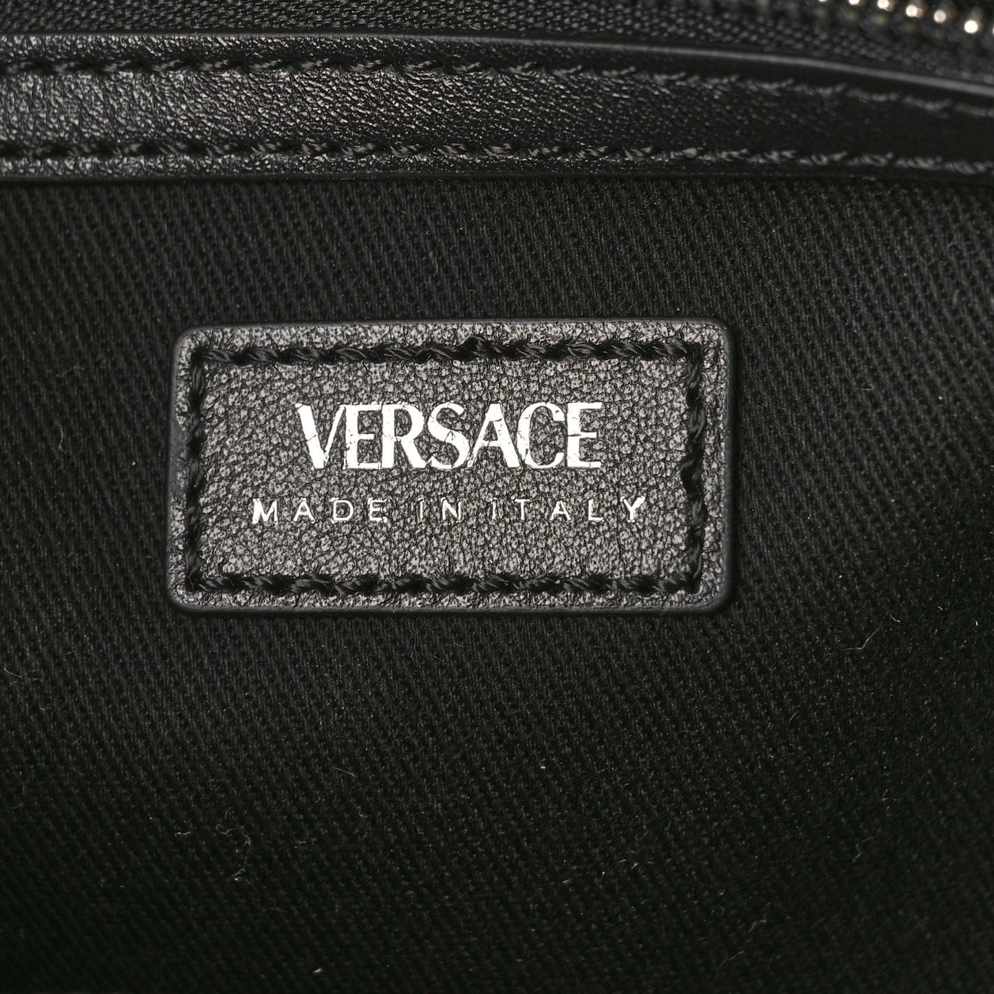 Calfskin Studded Medium Repeat Zip Hobo Black
