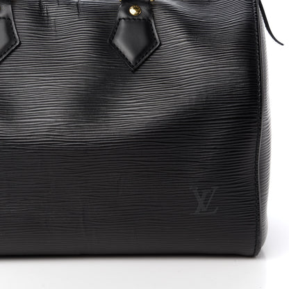 Louis Vuitton Epi Speedy 25 Black 10 of 10