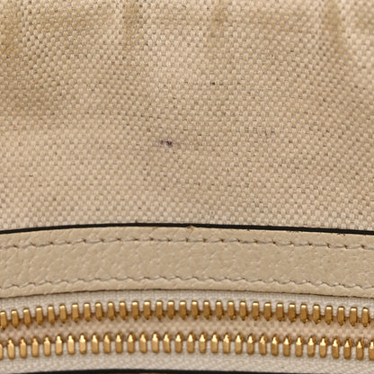 Gucci GG Supreme Monogram Flora Web Small Ophidia Half Moon Hobo White 12 of 12