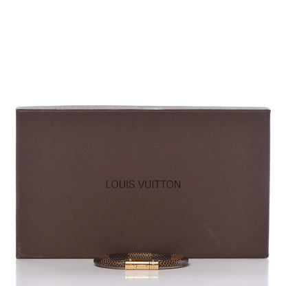 Louis Vuitton Damier Ebene Keep It Bracelet 19 5 of 5