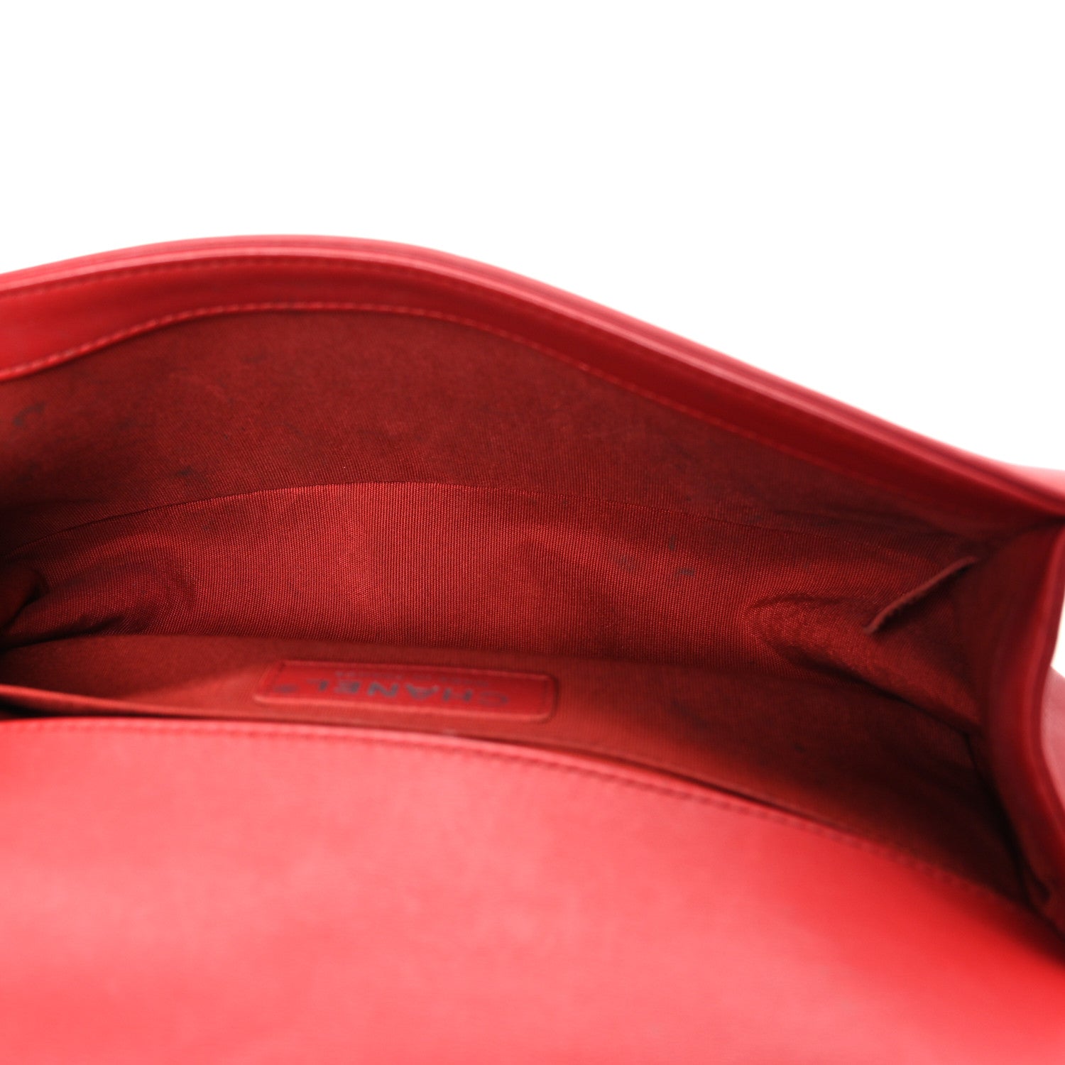 Chanel Lambskin Quilted Medium Boy Flap Red 5 of 11