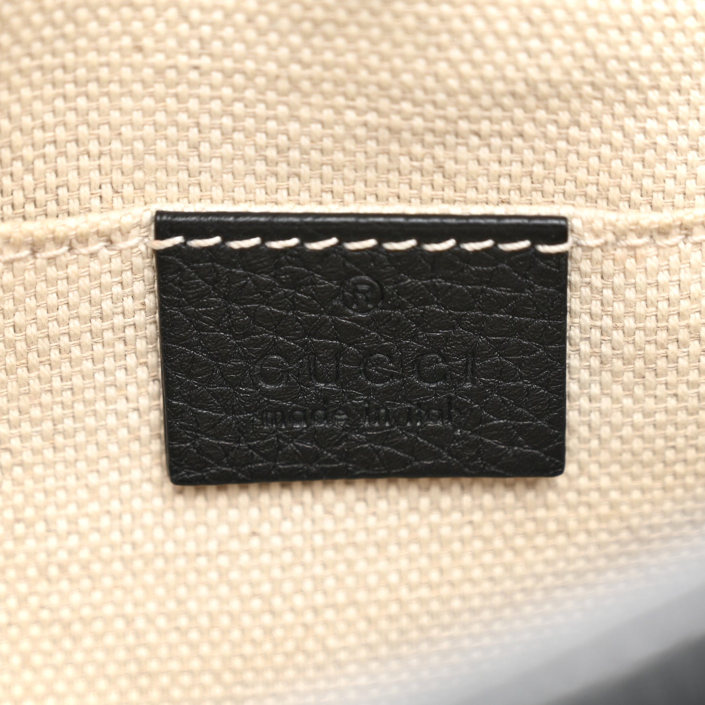 Pebbled Calfskin Small Soho Disco Bag Black