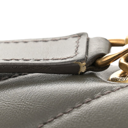 Saint Laurent Calfskin Y Quilted Monogram Small Loulou Chain Satchel Olive 13 of 14