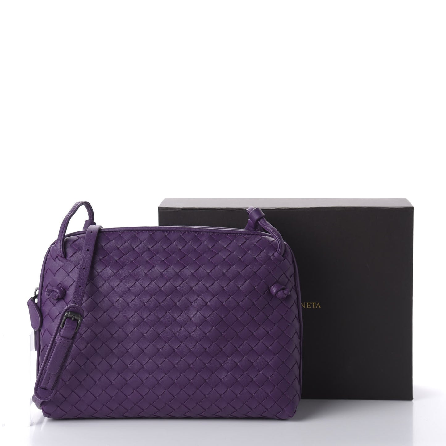 Nappa Intrecciato Pillow Crossbody Messenger Monalisa