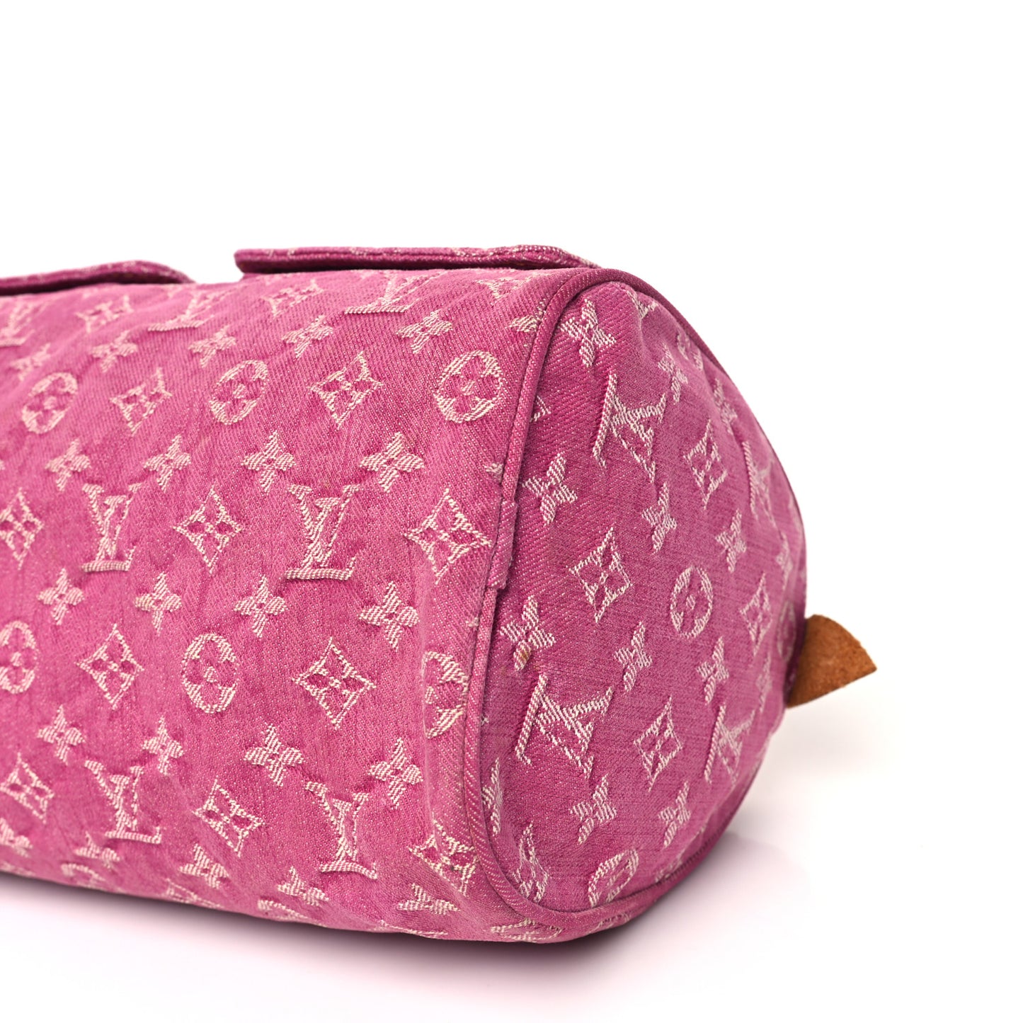 Monogram Denim Neo Speedy Fuchsia