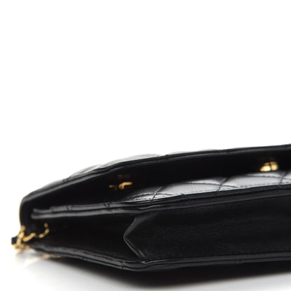 Chanel Lambskin Quilted Wallet On Chain WOC Black 9 of 10