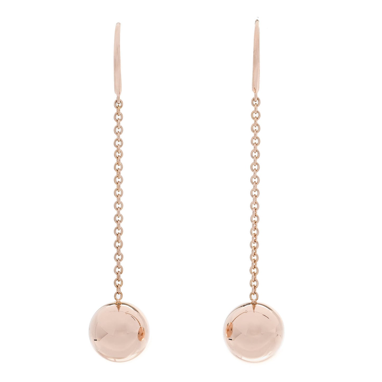 18K Rose Gold 10mm HardWear Ball Hook Drop Earrings