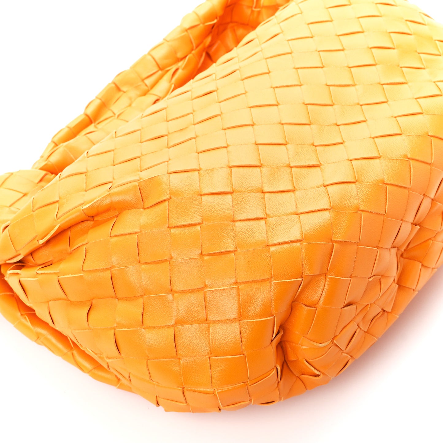 Nappa Intrecciato Teen Jodie Hobo Orange