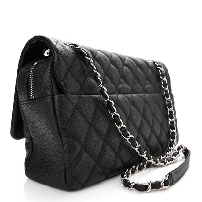 Chanel Caviar Quilted Jumbo Easy Flap Black 3 of 10