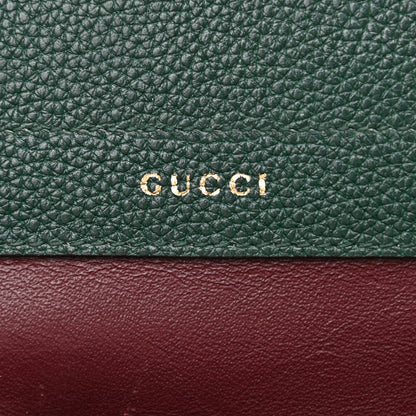 Gucci Grainy Calfskin Medium Zumi Top Handle Bag Vintage Green 6 of 11