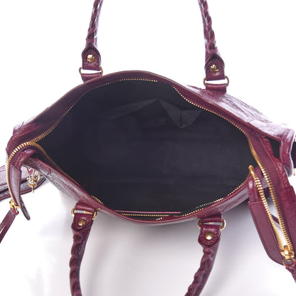 Balenciaga Agneau Classic Gold Hardware S City Violet Prune 5 of 12