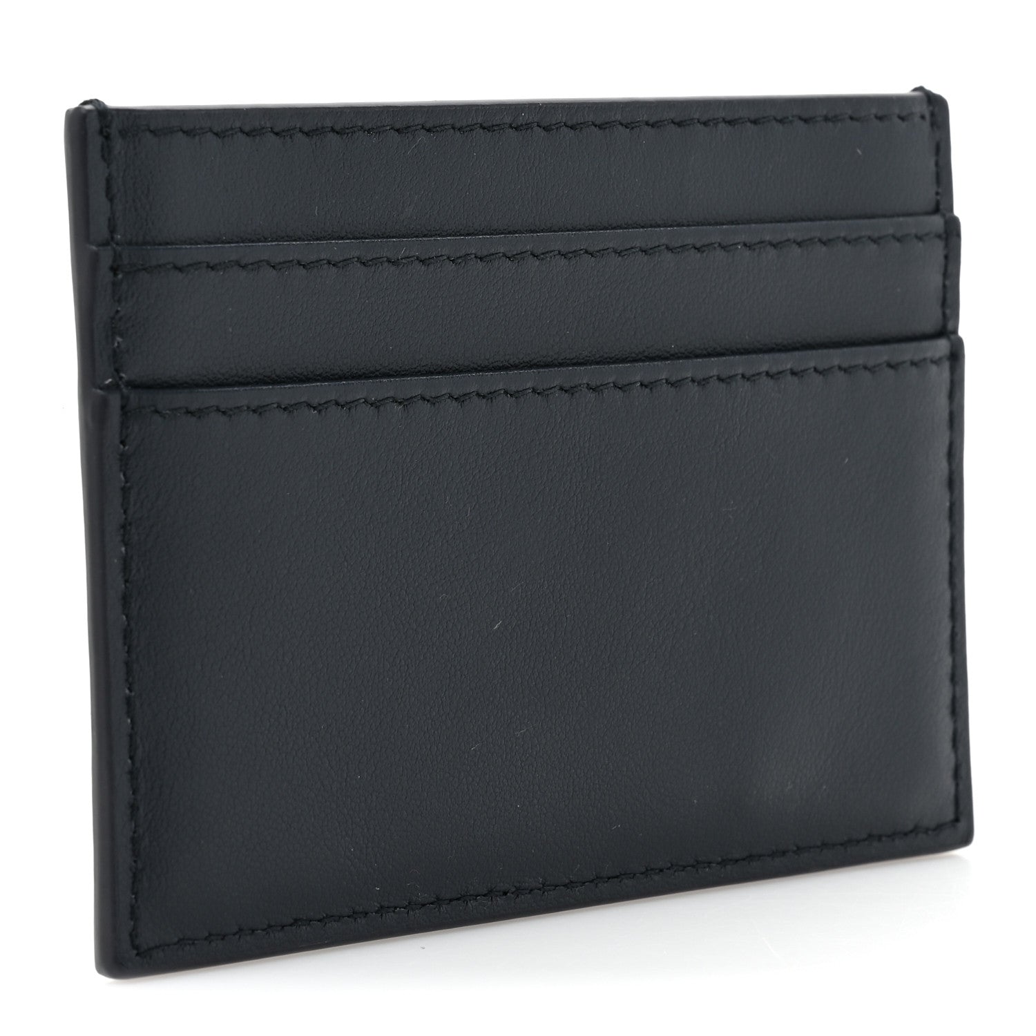 Christian Dior Calfskin Vibe Card Holder Blue White 3 of 10