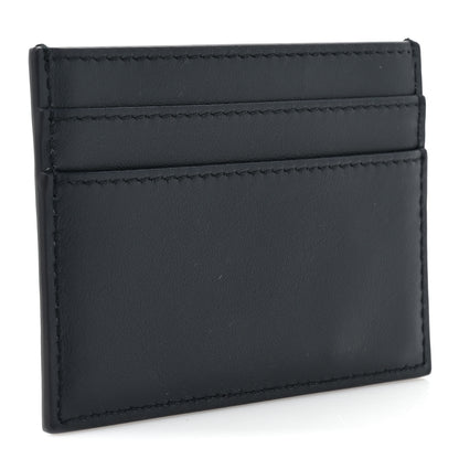 Christian Dior Calfskin Vibe Card Holder Blue White 3 of 10