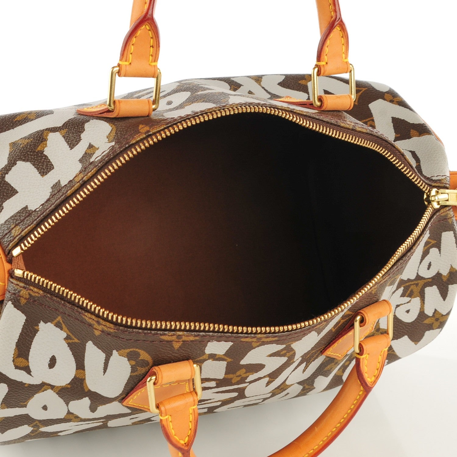 Louis Vuitton Monogram Graffiti Speedy 30 Silver 5 of 7