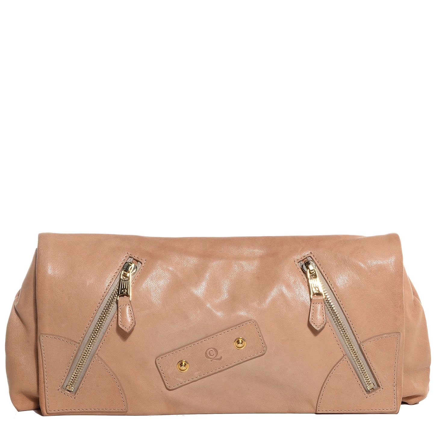 Leather Faithful Glove Clutch