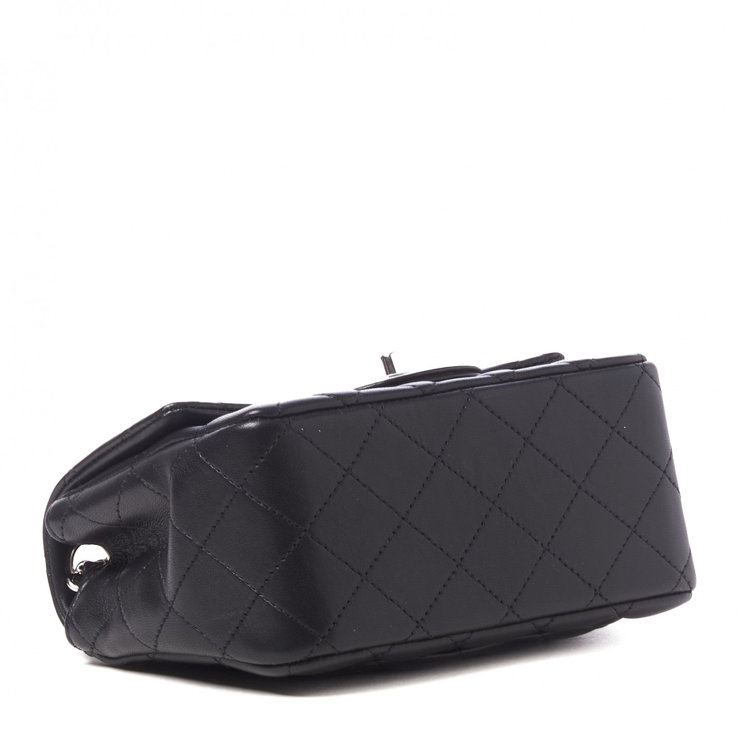 Chanel Lambskin Quilted Mini Square Flap Black 3 of 10