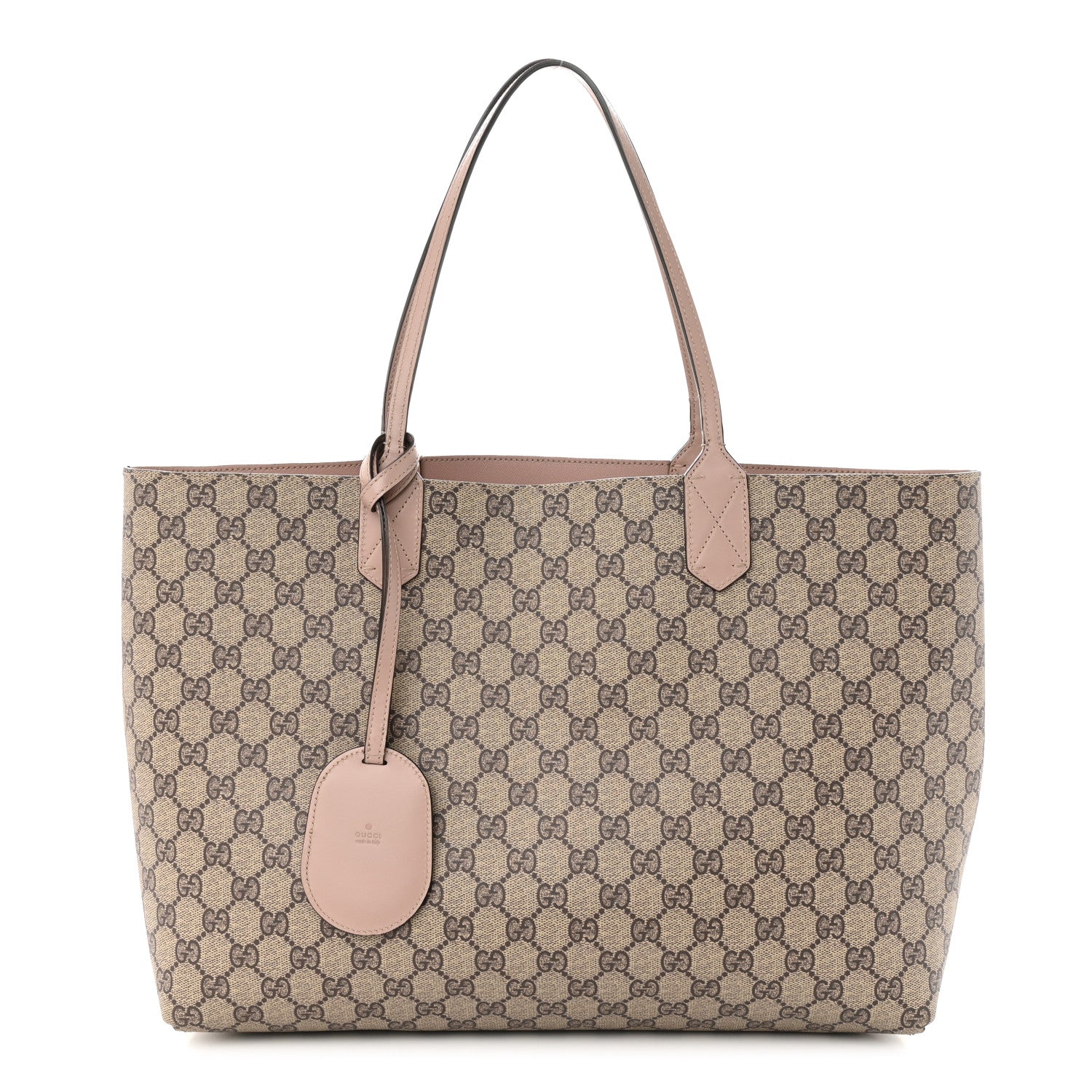 Gucci GG Supreme Monogram Medium Reversible Tote Beige Dark Cipria 1 of 18