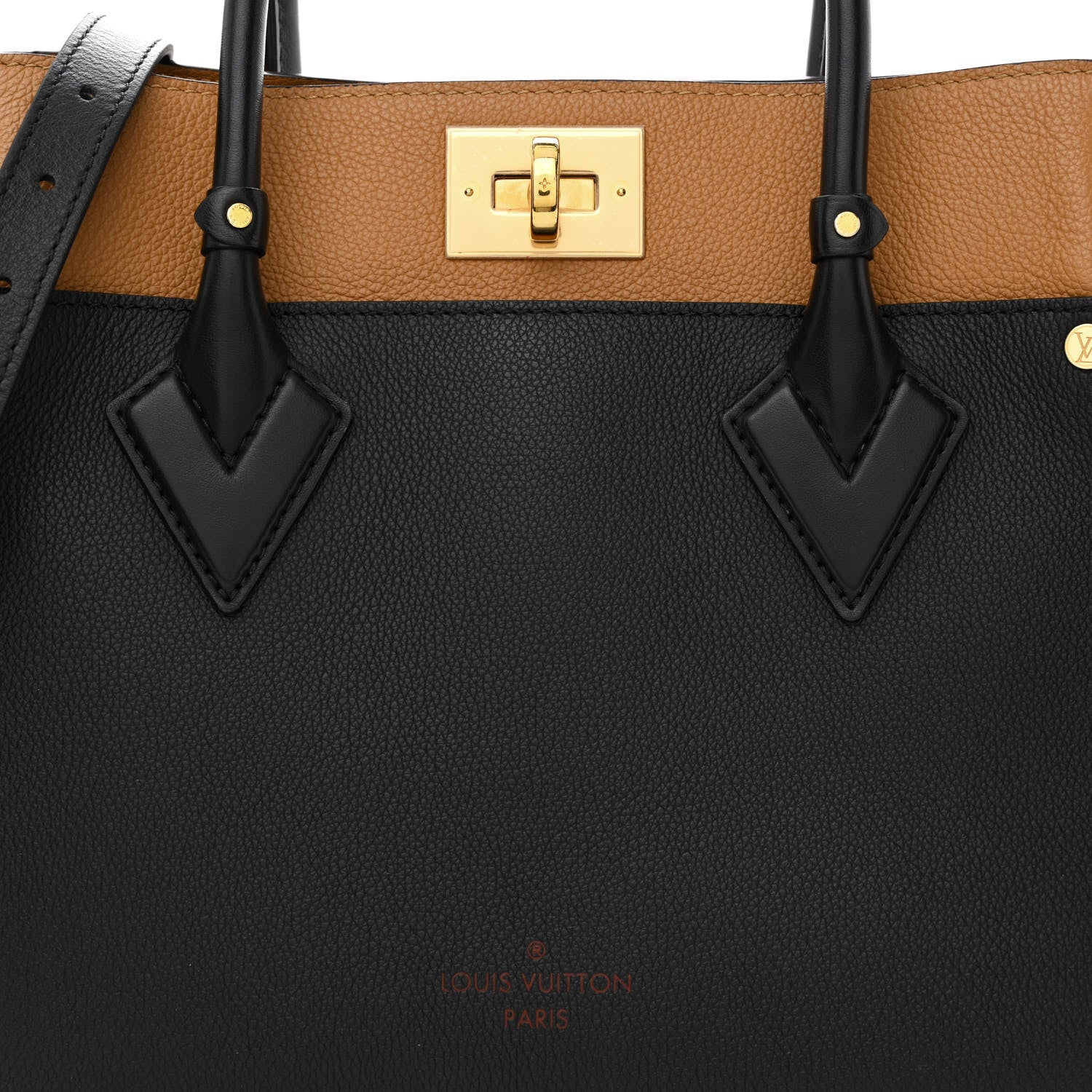 Louis Vuitton Calfskin Monogram On My Side Black 8 of 10