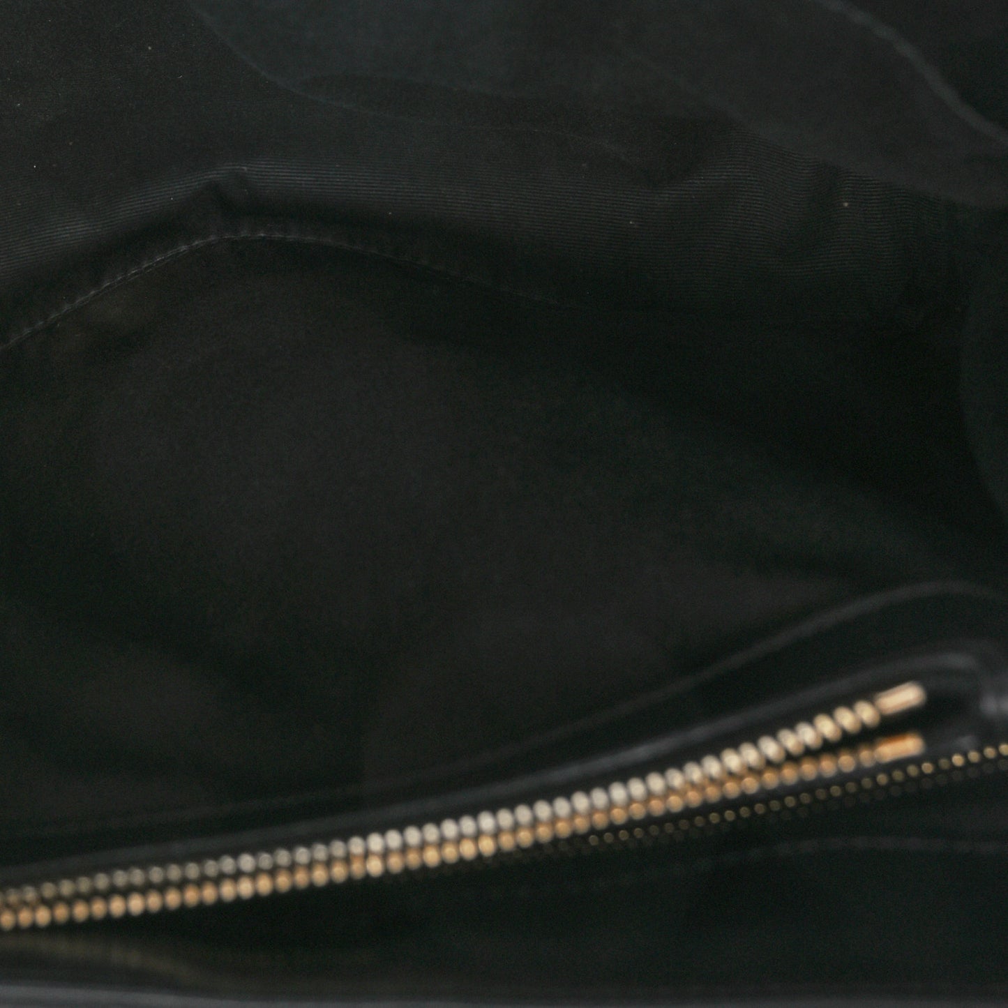 Calfskin Y Quilted Monogram Medium Loulou Chain Satchel Black