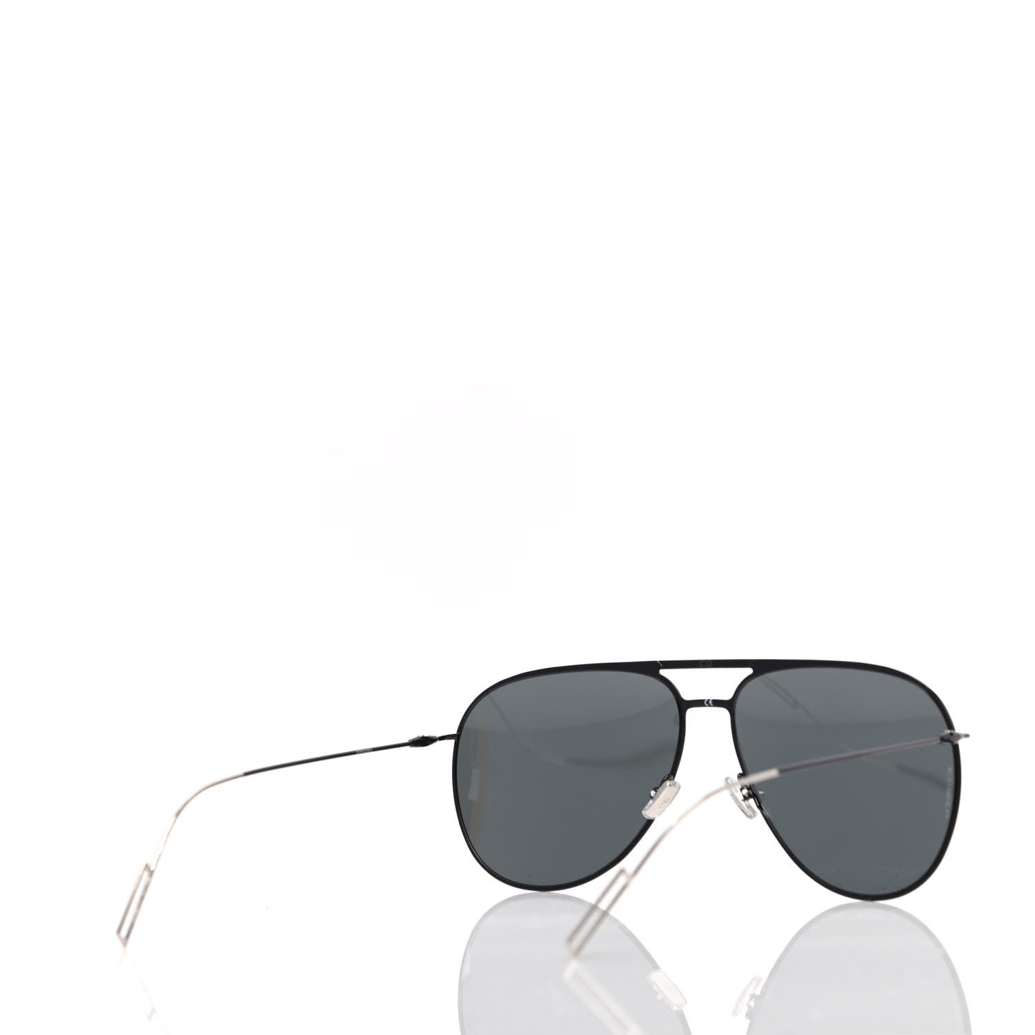 Christian Dior Homme Mens Aviator Sunglasses 0205S Black 4 of 7