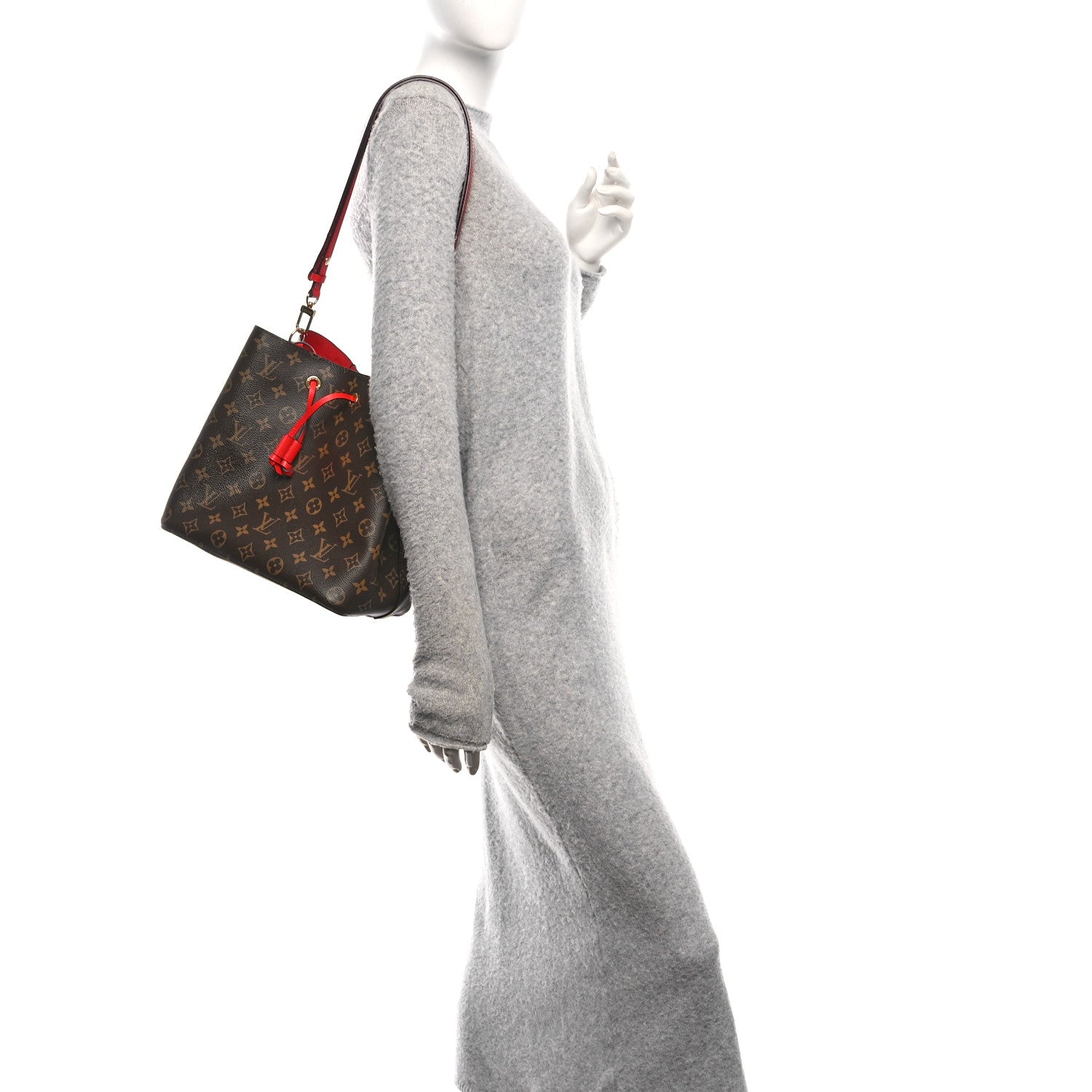 Louis Vuitton Monogram Neonoe MM Coquelicot 2 of 10