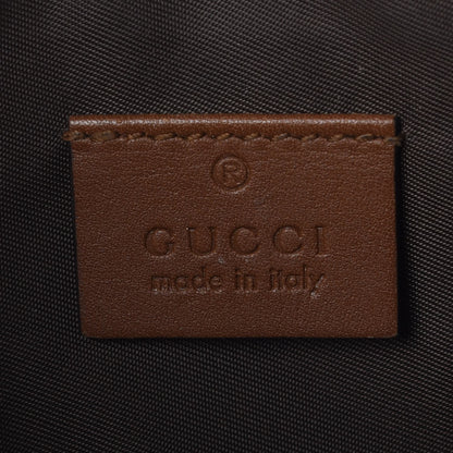 Gucci GG Supreme Monogram Web Kingsnake Embroidered Large Zip Pouch Brown 6 of 8