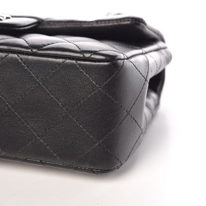 Chanel Lambskin Quilted Mini Rectangular Flap Black 9 of 9