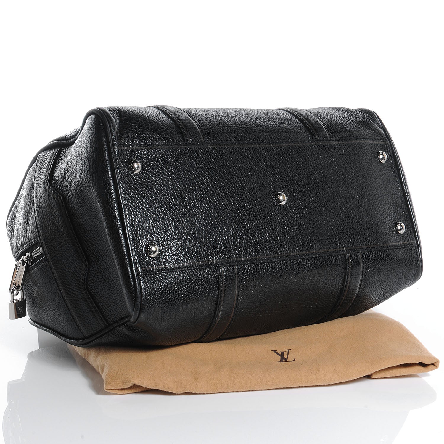 Louis Vuitton Tobago Calfskin Carryall Black 4 of 8