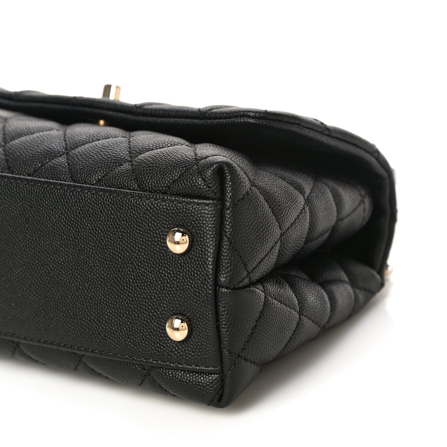 Chanel Caviar Quilted Mini Coco Handle Flap Black 9 of 14