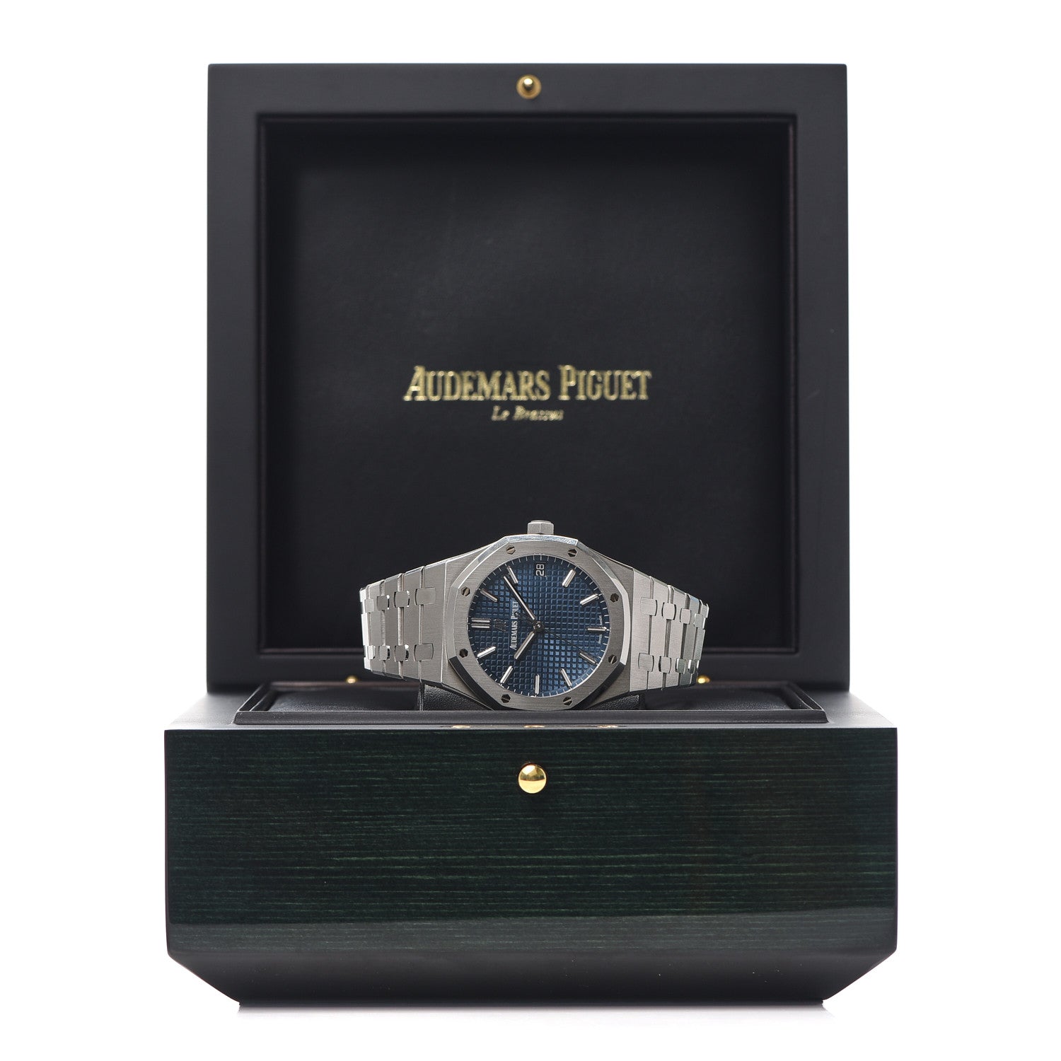 Audemars Piguet Stainless Steel 41mm Royal Oak Automatic Watch Blue 15500ST.OO.1220ST.01 6 of 6