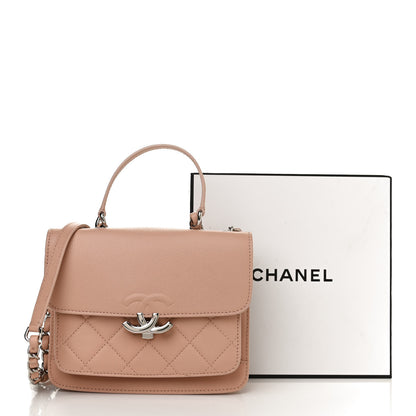 Chanel Caviar Quilted CC Box Flap Light Pink 11 of 11