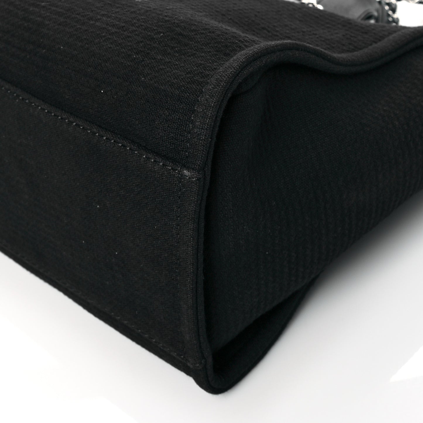 Mixed Fibers Small Deauville Tote Black