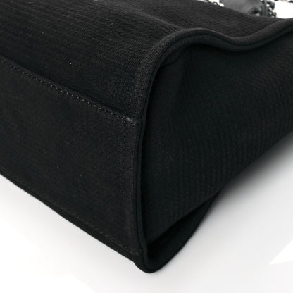 Chanel Mixed Fibers Small Deauville Tote Black 10 of 11