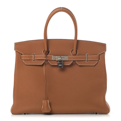 Hermes Togo Birkin 35 Gold 1 of 10