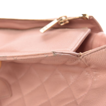 Chanel Caviar Quilted Grand Timeless Tote GTT Pink 17 of 27