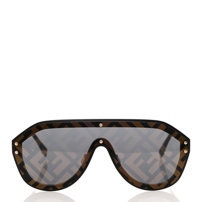 Fendi FF Fabulous Shield Sunglasses FF M0039/G/S Black 2 of 8