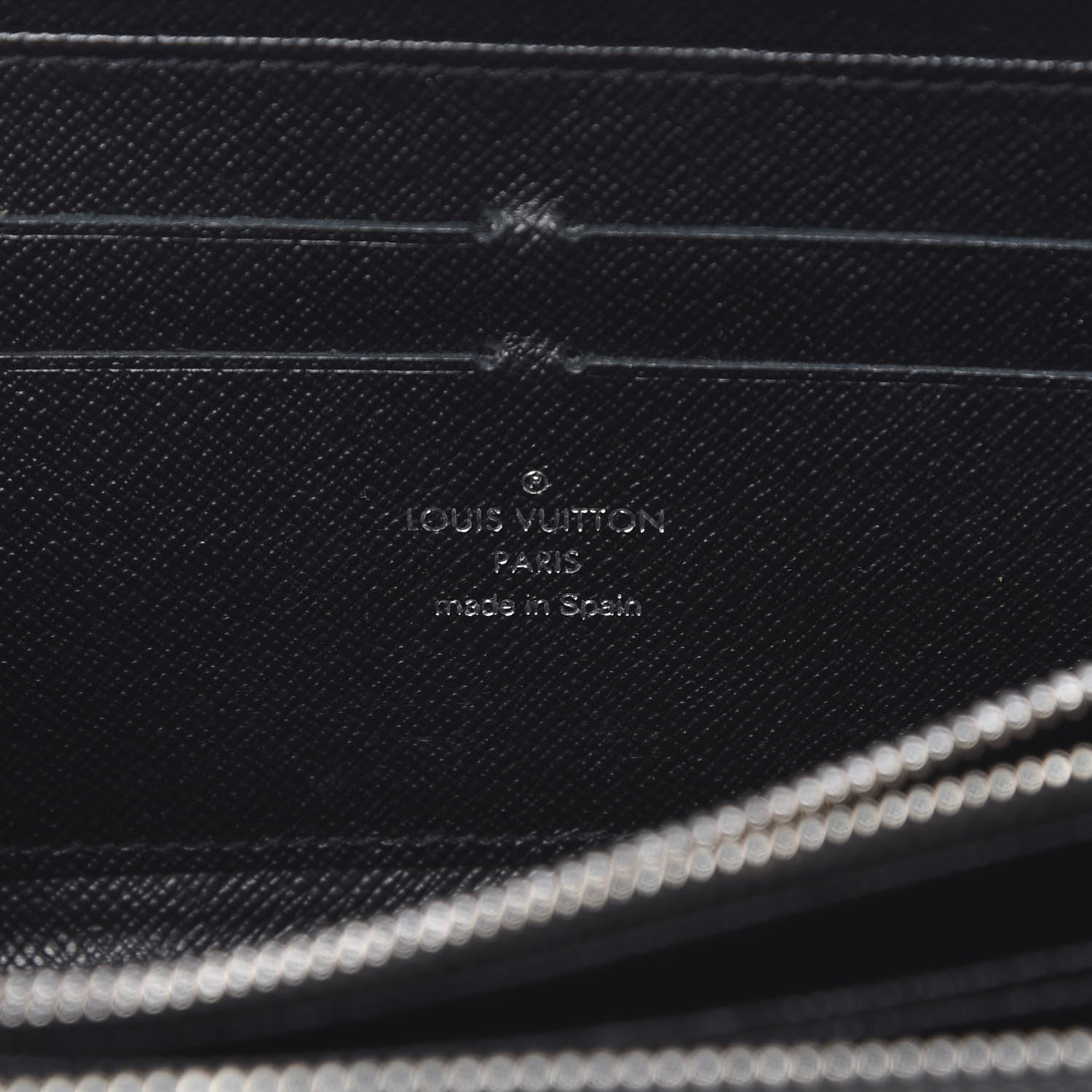Louis Vuitton Epi Zippy Wallet Black 5 of 11