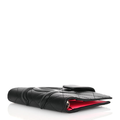 Chanel Calfskin Quilted Small Cambon Agenda Planner Black 4 of 11