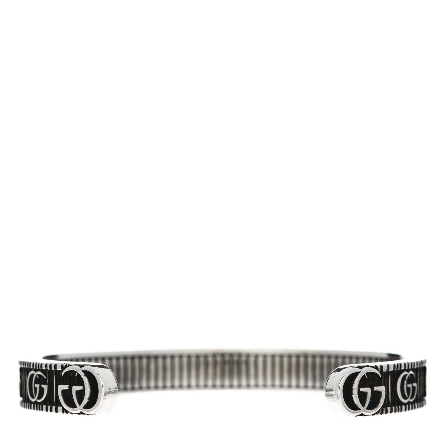Sterling Silver Double G Marmont Cuff Bracelet