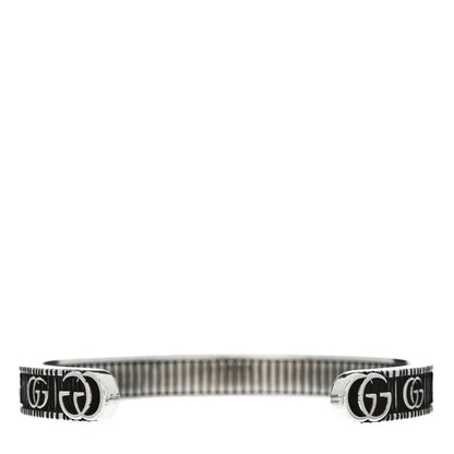 Gucci Sterling Silver Double G Marmont Cuff Bracelet 2 of 4