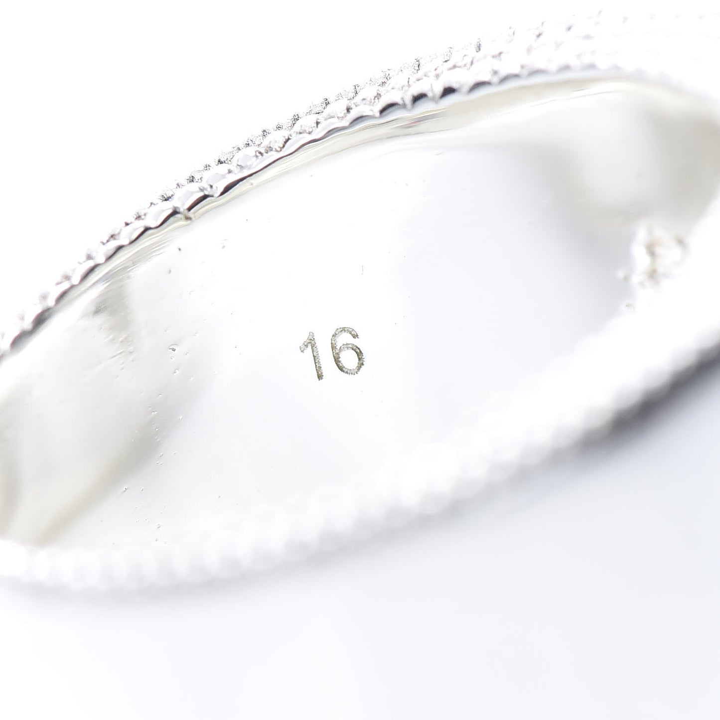 Sterling Silver Interlocking G Band Ring 56 7.5
