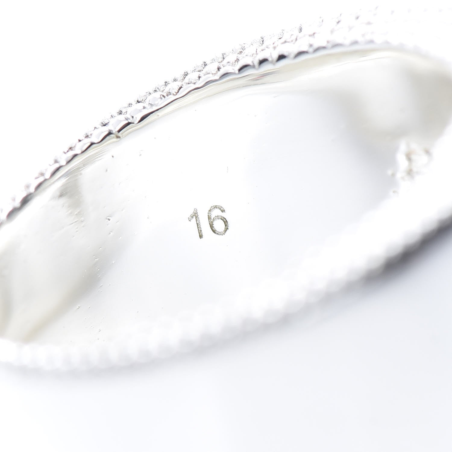 Gucci Sterling Silver Interlocking G Band Ring 56 7.5 5 of 6