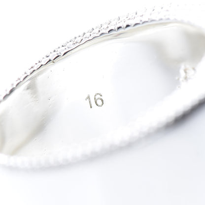 Gucci Sterling Silver Interlocking G Band Ring 56 7.5 5 of 6