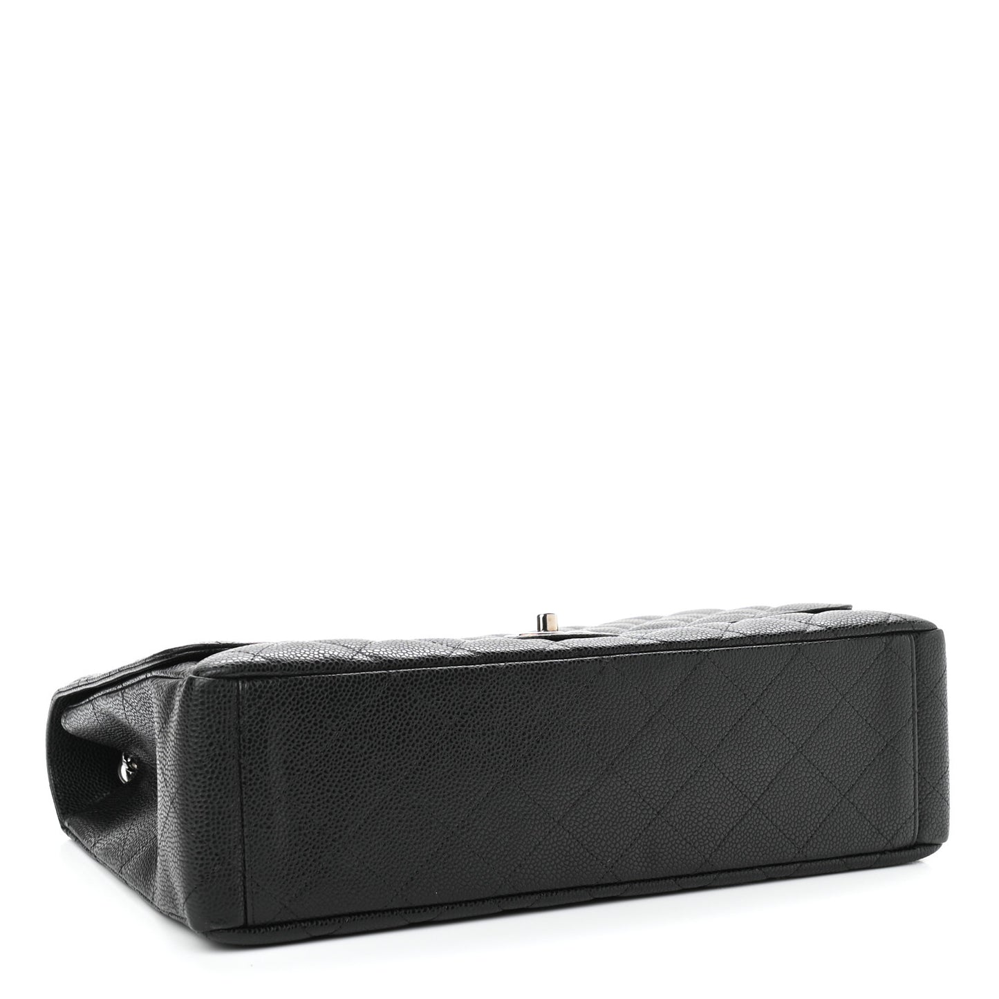 Caviar Quilted Maxi Single Flap Black