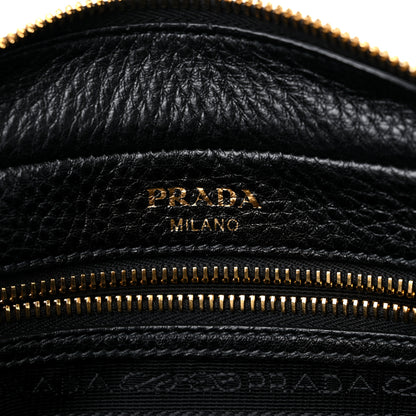 Prada Vitello Daino Camera Crossbody Black 6 of 10