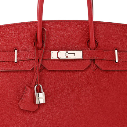 Hermes Togo Birkin 35 Rouge Garance 8 of 15