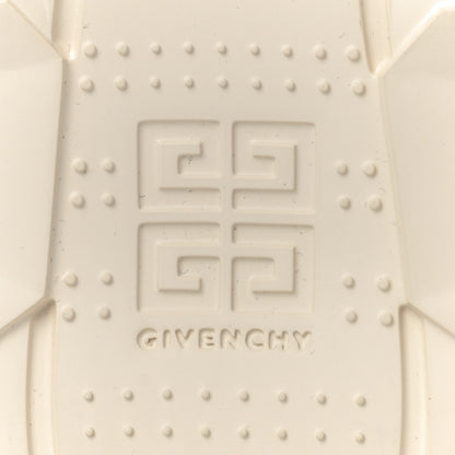 Givenchy Grained Calfskin Shark Lock Biker Ankle Boots 40 Beige 7 of 11